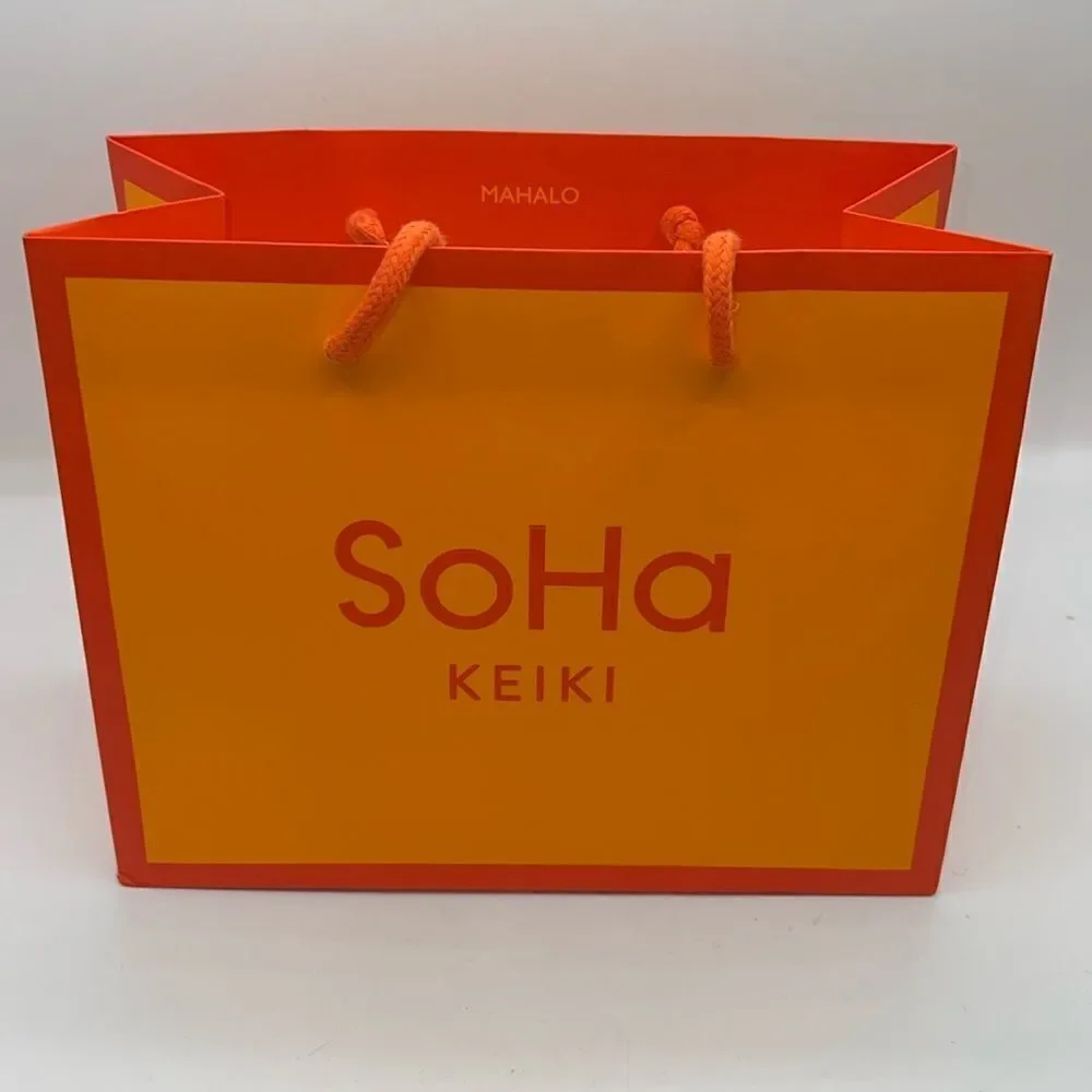 SOHA KEIKI Orange Shopping bag